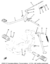 Stand - Footrest - Brake Pedal