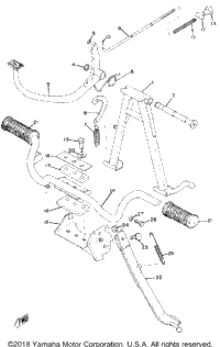 Stand - Footrest - Brake Pedal