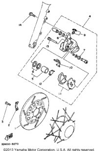 Front Brake Caliper