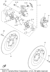 Front Brake Caliper