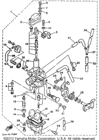 Carburetor Non California Model