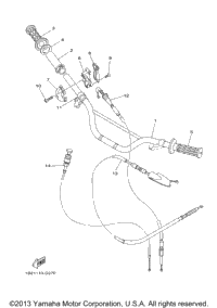 Steering Handle Cable