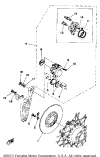Rear Disc Brake - Caliper
