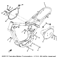 Frame-Side Cover Yz80a