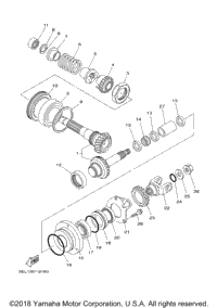 Middle Drive Gear