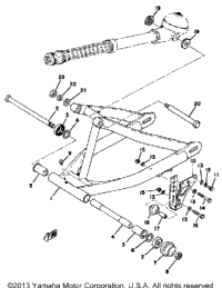 Rear Arm Yz125c