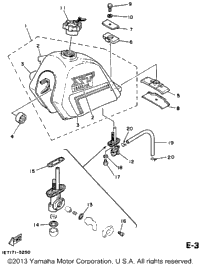 Fuel Tank Xt350n