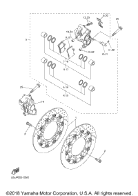 Front Brake Caliper