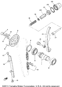 Camshaft - Chain Tensioner