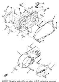 Crankcase Cover Yz80d