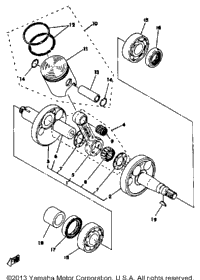 Crankshaft - Piston Dt80h - J - K