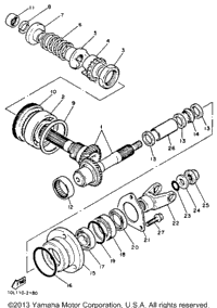 Middle Drive Gear