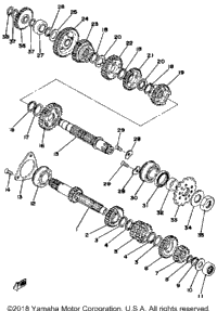 Transmission Yz250e