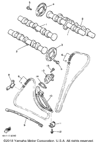 Camshaft Chain Noncalifornia Model