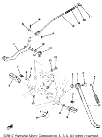 Stand Footrest Brake Pedal