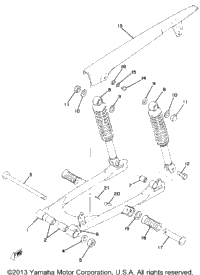 Rear Arm - Rear Cushion - Chain Case