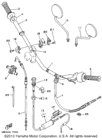 Steering Handle Cable
