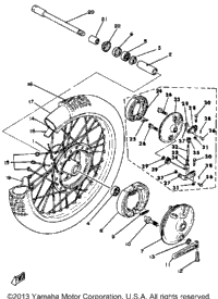 Front Wheel Yz250h