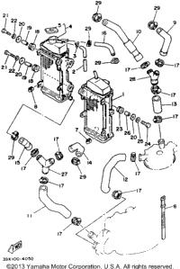 Radiator Hose Yz250l