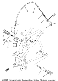 Footrest-Brake Pedal