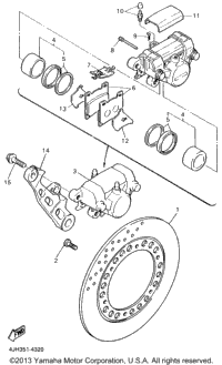 Rear Brake Caliper