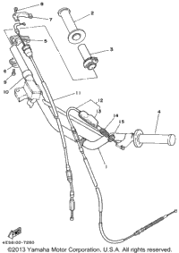 Steering Handle Cable