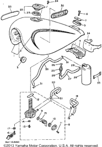 Fuel Tank Xj700xsc