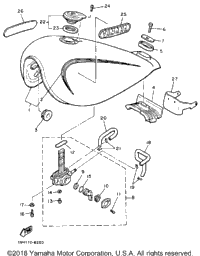 Fuel Tank Xj700s