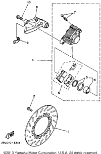 Rear Brake Caliper