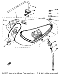 Fuel Tank Yz400c