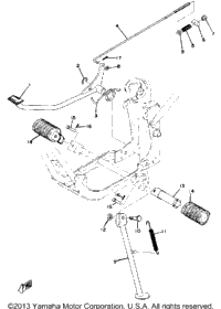 Stand - Footrest - Brake Pedal