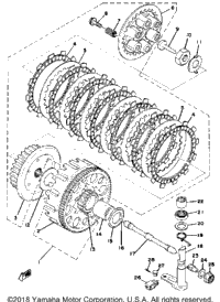 Clutch Yz250c