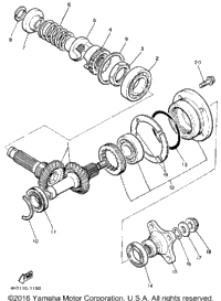 Middle Drive Gear