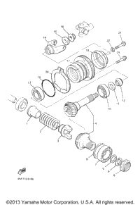 Middle Drive Gear