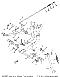 Stand - Footrest - Brake Pedal Yz80a