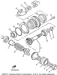 Middle Drive Gear