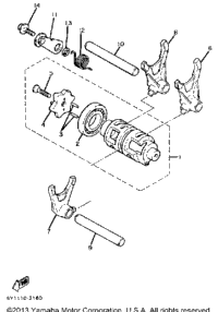 Shift Cam Fork