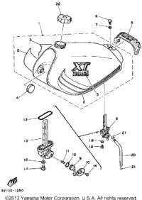 Fuel Tank Xt250k