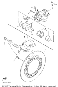 Rear Brake Caliper