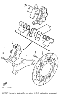 Rear Brake Caliper