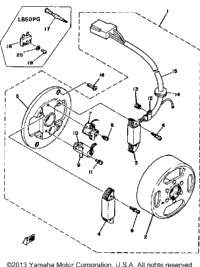 Flywheel Magneto Lb50pg - Ph - Pj