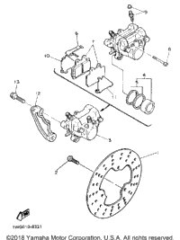Rear Brake Caliper