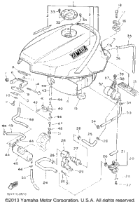 Fuel Tank California Model Only