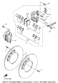 Front Brake Caliper
