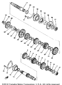 Transmission Yz250d