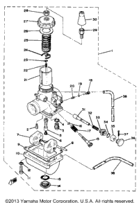 Carburetor Yz80d E