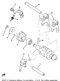 Shifter 1 Yz125d