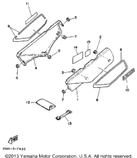 Side Cover Xt350tc