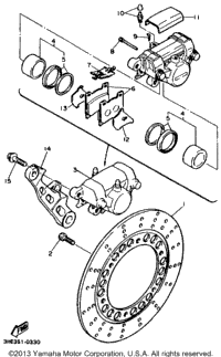 Rear Brake Caliper
