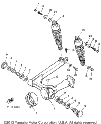 Swing Arm Rear Shocks